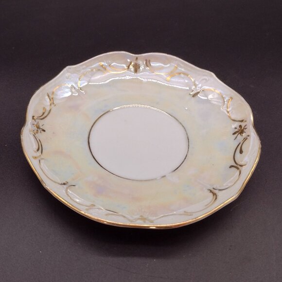 6 Iridescent Side Plates by Carl Tielsch C.T. Altwasser - Picture 7 of 11